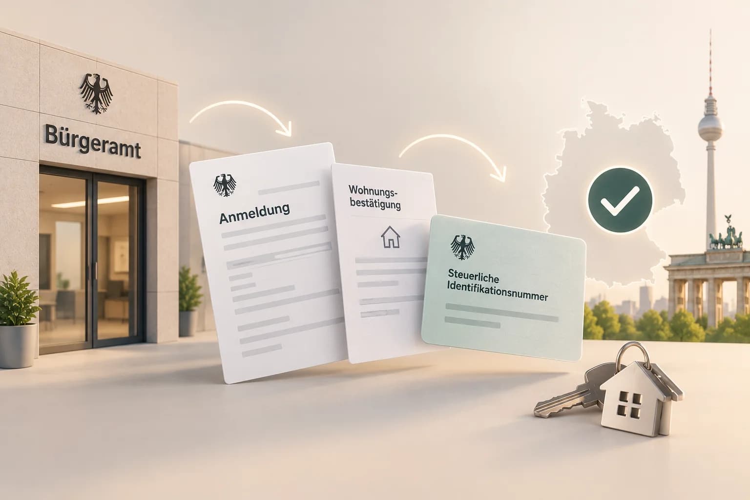 City Registration (Anmeldung), Proof of Residence & Obtaining Your Tax ID