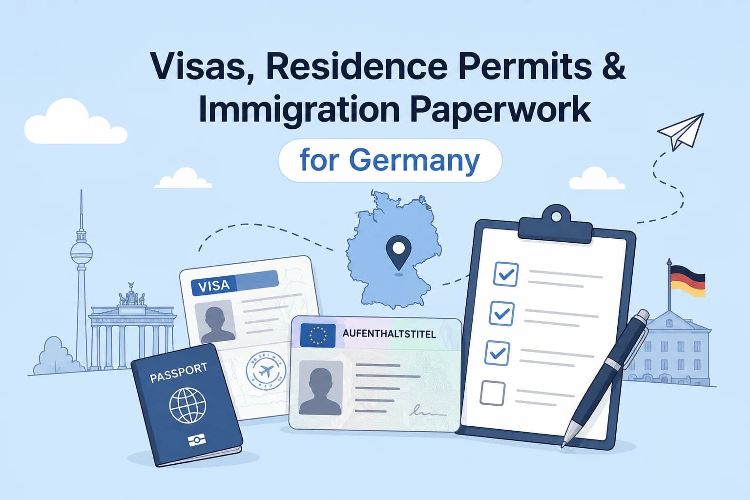 Visas, Residence Permits & Immigration Paperwork for Germany